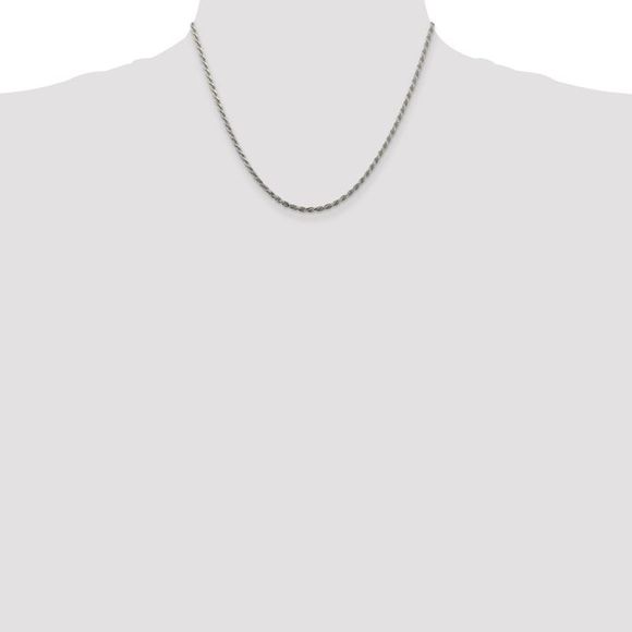 Sterling Silver Athletic Lg Polished Number 70 Necklace - 26 Inch
